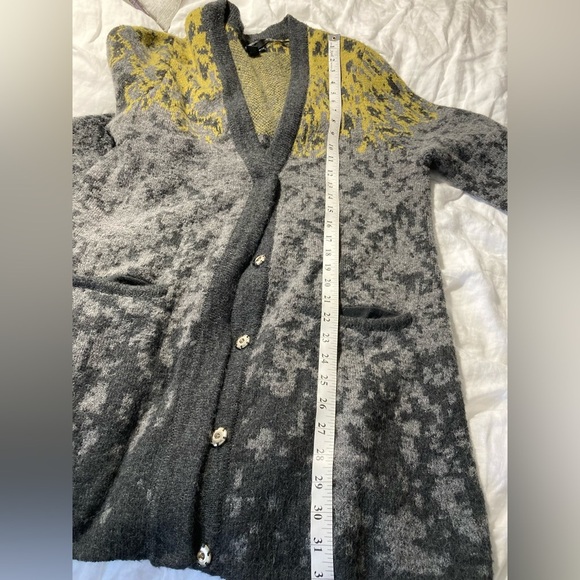 Cynthia Rowley long cardigan with snaps - Picture 6 of 9